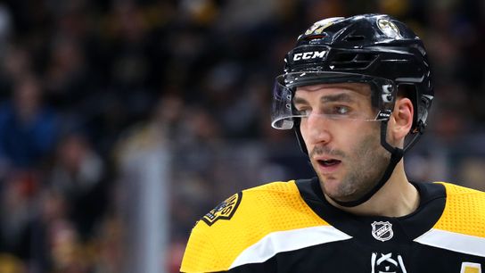 Patrice Bergeron reluctantly skates into spotlight ahead of 1,000th career game taken at Warrior Ice Arena (Bruins)
