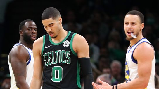 Celtics show potential despite letting one slip away against Warriors taken at TD Garden (Celtics)