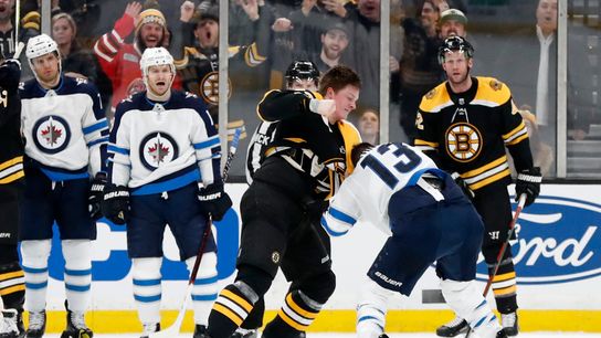 How a 'relentless' Trent Frederic braced himself for another shot at cracking Bruins' roster taken at BSJ Headquarters (Bruins)