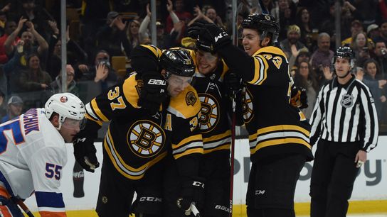 BSJ Game Report: Bruins 3, Islanders 1 — Bergeron scores twice on big night, B’s PK stands tall in hard-fought win taken at TD Garden (Bruins)