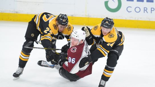 Final: Avalanche 4, Bruins 1 - B's lose first regulation game at TD Garden taken at TD Garden (Bruins)