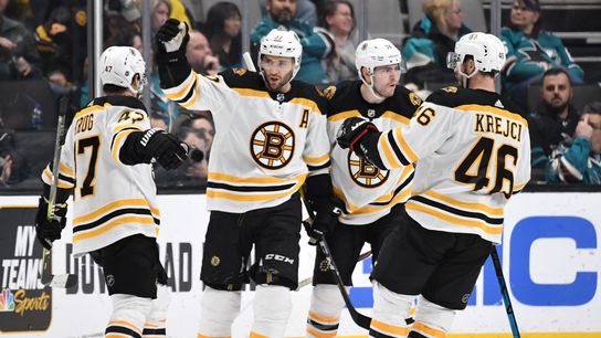 BSJ Game Report: Bruins 6, Sharks 5 (OT) - McAvoy’s OT goal lifts Bruins to 6th straight win in slugfest taken at SAP Center (Bruins)