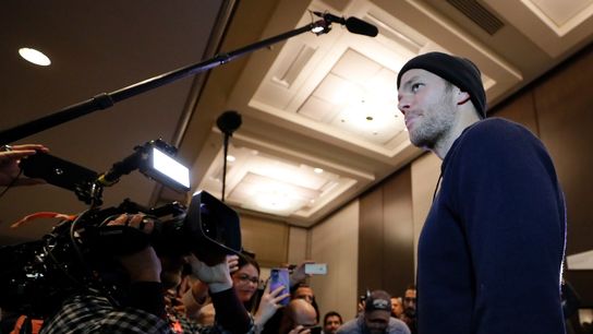 Video: Tom Brady on his 6th Super Bowl win: It feels a lot better than last year taken at Mercedes Benz Stadium (Patriots)