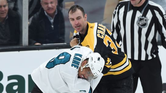 Challenging Zdeno Chara continues to backfire for opponents like Evander Kane taken at TD Garden (Bruins)