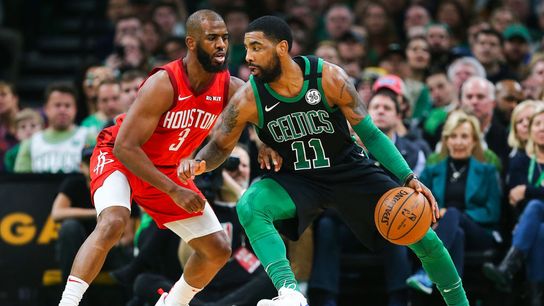 Kyrie's lack of urgency, the struggles of Marcus Morris and other leftovers from Celtics-Rockets taken at BSJ Headquarters (Celtics)