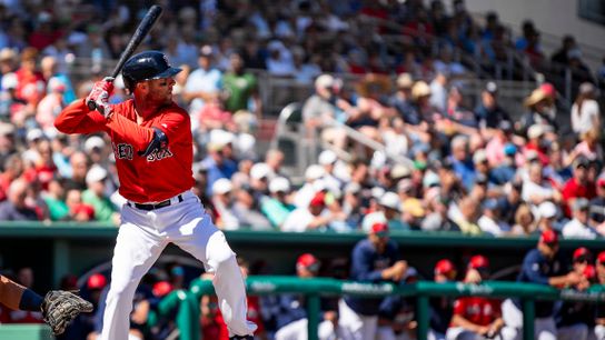 Red Sox Notebook: Dustin Pedroia returns to game action for first time since last May taken at jetBlue Park (Spring Training '19)
