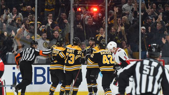 BSJ Game Report: Bruins 3, Senators 2 - Another last-minute goal helps B’s sweep 6-game homestand taken at TD Garden (Bruins)