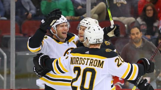 After a season of lineup shuffling, the Bruins might have finally found a regular spot for David Backes taken at BSJ Headquarters (Bruins)