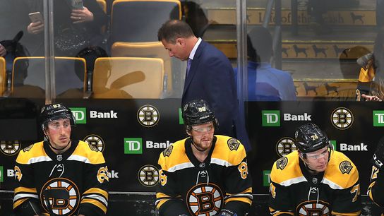 With top-6 out of order, Bruce Cassidy floats drastic (but necessary) lineup tweak ahead of Game 3 taken at Warrior Ice Arena (2019 Stanley Cup Playoffs)
