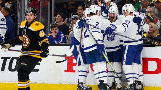 A couple of fumbles at blue line leads to devastating domino effect for Bruins in Game 1 loss taken at TD Garden (2019 Stanley Cup Playoffs)