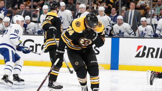 Bruins Notebook: Jake DeBrusk feels ‘100 percent’ for Game 2, downplays Kadri hit & more taken at Warrior Ice Arena (2019 Stanley Cup Playoffs)