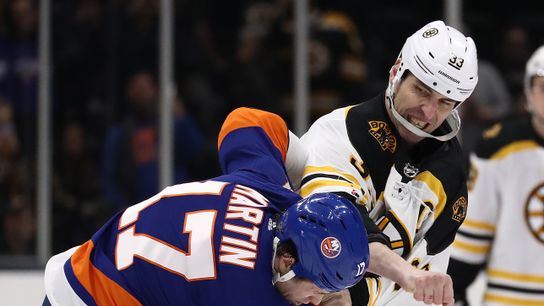 BSJ Game Report: Bruins 5, Islanders 0 — Kuraly scores twice, B’s defense clamps down on New York taken at Nassau Veterans Memorial Coliseum (Bruins)