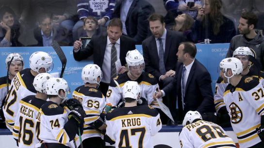 Bruce Cassidy threw a curveball right before puck drop, and it helped get Bruins’ big guns back on track taken at BSJ Headquarters (2019 Stanley Cup Playoffs)