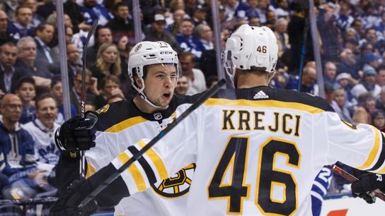 Even with ‘changing’ RFA market, Bruins players hopeful that Charlie McAvoy, Brandon Carlo are back in the fold soon taken at Warrior Ice Arena (Bruins)