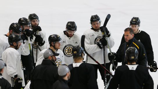 Three takeaways from Bruins' intrasquad scrimmage - Bullet dodged with Marchand taken at TD Garden (2019 Stanley Cup Playoffs)