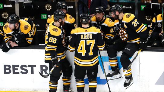 Bruins aren’t hitting the panic button quite yet, but play of top-6 forwards looms large ahead of pivotal Game 3 taken at Warrior Ice Arena (2019 Stanley Cup Playoffs)