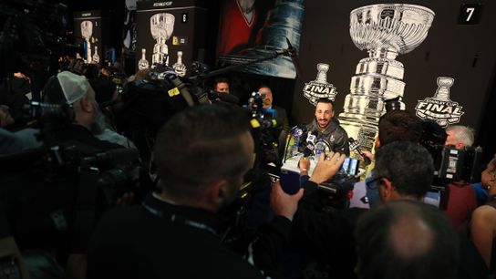 Marchand reflects on 2013 Cup defeat, Bruins hoping playoff experience pays off and more takeaways from Media Day taken at TD Garden (2019 Stanley Cup Playoffs)