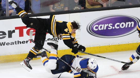 Torey Krug finally had enough on Monday - and doled out a potential championship-defining hit taken at TD Garden (2019 Stanley Cup Playoffs)