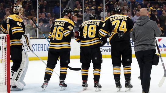 An injury to Matt Grzelcyk created a devastating snowball effect in Game 2 loss - and potentially beyond taken at TD Garden (2019 Stanley Cup Playoffs)