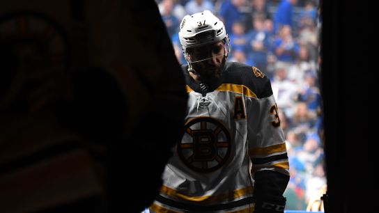 How a few impassioned words from Patrice Bergeron helped keep the Bruins' Stanley Cup dreams alive taken at Enterprise Center (2019 Stanley Cup Playoffs)