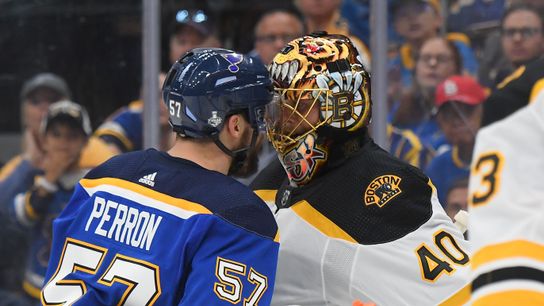 Bruins Notebook: B’s aren’t taking the bait with Blues’ post-whistle antics, Berube unhappy with calls & more taken at Enterprise Center (2019 Stanley Cup Playoffs)