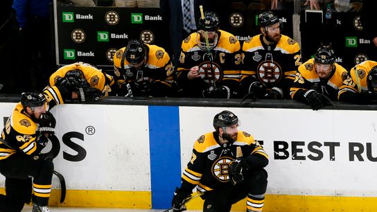 Bruins turn page to 2019-20 season, but Cup Final loss still fresh on minds of many in locker room taken at Warrior Ice Arena (Bruins)