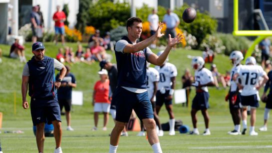 Live Coverage: Tom Brady a spectator on Day 2 - why? taken at Gillette Stadium (Patriots)