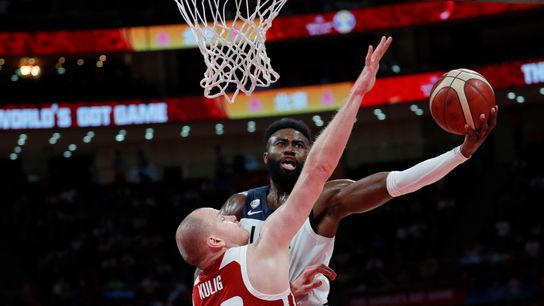 USA wins 7th place game in World Cup with Smart, Walker, Tatum sidelined taken at BSJ Headquarters (Celtics)