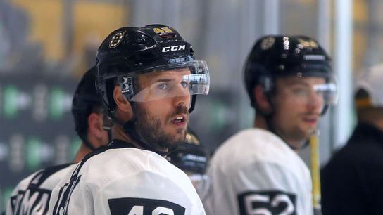 David Krejci on another preseason spent searching for a winger: 'That’s something I can’t control’ taken at Warrior Ice Arena (Bruins)