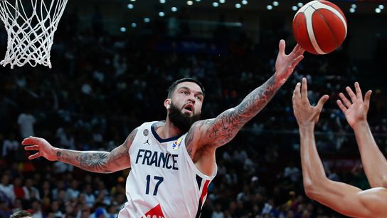 Scouting Report: Vincent Poirier vs. Australia (Baynes/Bogut) in World Cup taken at BSJ Headquarters (Celtics)