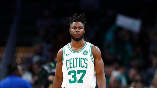 Is Semi Ojeleye turning into a consistent 3-and-D piece? taken at BSJ Headquarters (Celtics)