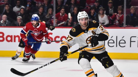 Back from a 7-game absence, Patrice Bergeron should provide a quick fix to one slumping strength of Bruins taken at BSJ Headquarters (Bruins)