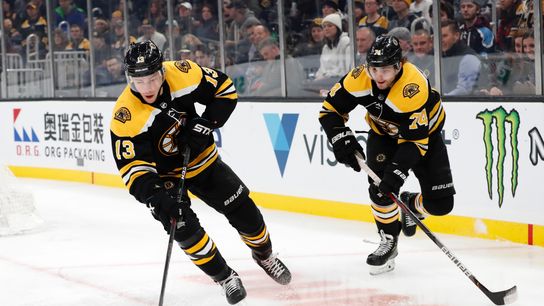 For now, Charlie Coyle looks to be Bruins’ best solution for vacancy on David Krejci’s line taken at BSJ Headquarters (Bruins)