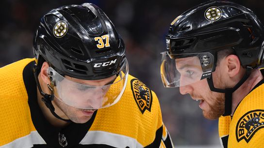 Boston has prioritized ‘maintenance’ & recovery for Patrice Bergeron, but a lingering injury is once again looming over B’s top center taken at Warrior Ice Arena (Bruins)