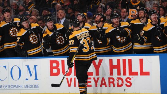 BSJ Game Report: Bruins 3, Sabres 0 - Bergeron continues hot streak, battered blue line stands tall vs. Buffalo taken at BSJ Headquarters (Bruins)