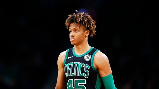 Romeo Langford shows Celtics he's developing ahead of schedule in win over Hawks taken at TD Garden (Celtics)