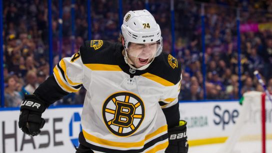 Bruins sign Jake DeBrusk to 2-year contract taken at BSJ Headquarters (Bruins)