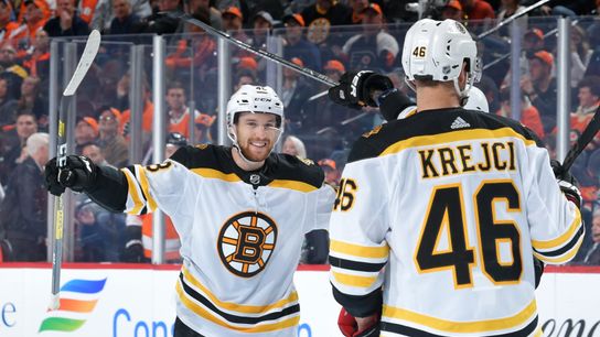 Bruins will miss an injured Torey Krug on power play, but Matt Grzelcyk is a more-than-suitable solution for now taken at BSJ Headquarters (Bruins)