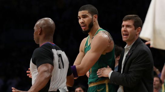 10 Things we learned from Celtics-Lakers: Tatum's leap against contenders, 2nd guesses & what about the bench? taken at BSJ Headquarters (Celtics)