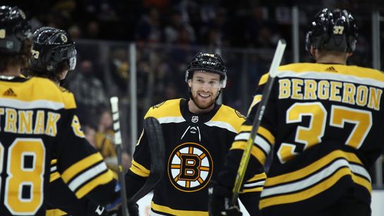 BSJ Game Report: Bruins 4, Islanders 0 - Blue line, Rask highlight complete effort against New York taken at BSJ Headquarters (Bruins)