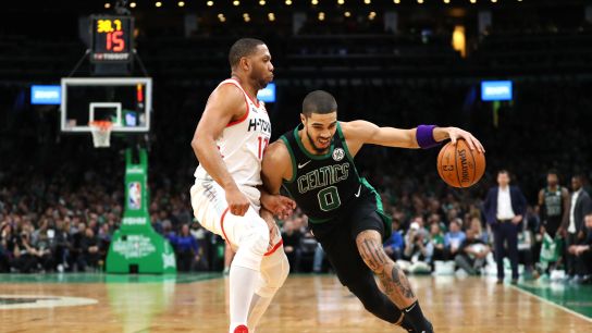 Final;: Celtics 118, Rockets 102- Robert Williams, late Evan Fournier explosion power Celtics taken at BSJ Headquarters (Celtics)