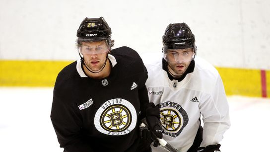 3 observations from Bruins’ scrimmage, penultimate practice at Warrior Ice Arena taken at Warrior Ice Arena (Bruins)