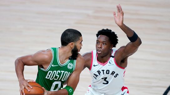 Final: Raptors 100, Celtics 93 -- Series tied at 2-2 after ugly shooting night from C's taken at BSJ Headquarters (Celtics)
