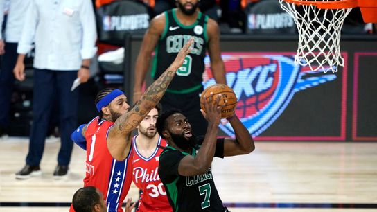 BSJ Game Report: Celtics 109, 76ers 101 -- Brown/Tatum carry C's to ugly win taken at BSJ Headquarters (Celtics)