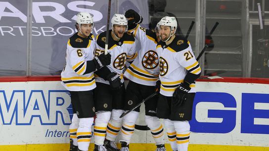 With Sean Kuraly at center, Boston's 3rd line has finally found an identity - and is catching fire at right time taken at BSJ Headquarters (Bruins)