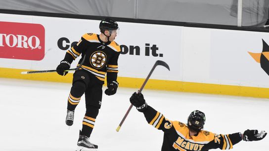 'It's almost like he's reborn' - Taylor Hall sure seems right at home in Boston taken at BSJ Headquarters (Bruins)