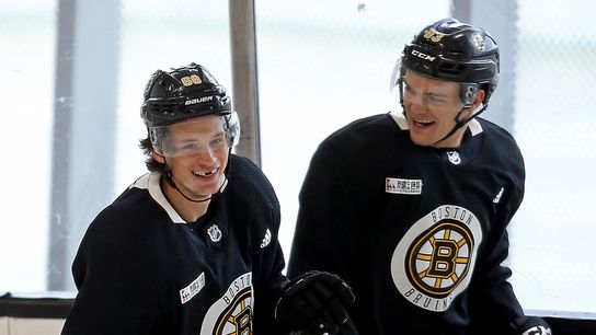 Bruins camp report: Cassidy finding 'some similarities' between Jack Studnicka and a younger Patrice Bergeron taken at Warrior Ice Arena (Bruins)