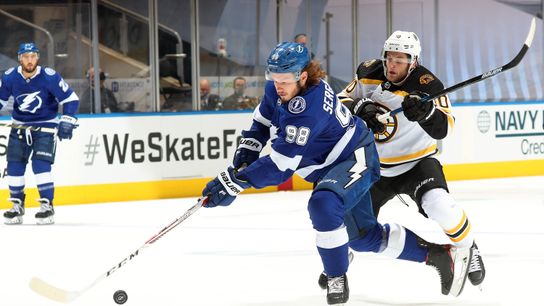 Could the Bruins strike against a cap-crunched team like Tampa Bay with an offer sheet? taken at BSJ Headquarters (Bruins)