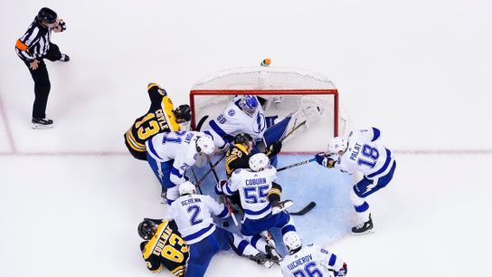 The battle to get inside Tampa's imposing defense will decide how much longer this Bruins season will last taken at BSJ Headquarters (Bruins)