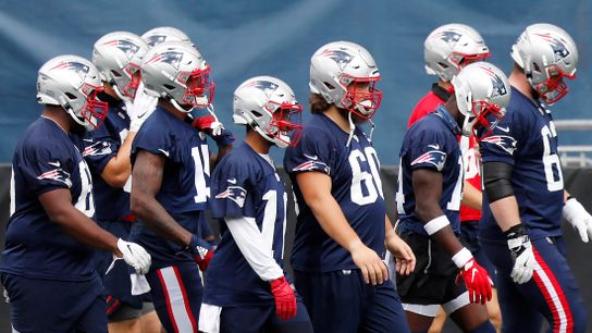 Patriots Camp Totals: 1-on-1s - Offensive line dominates pass rushers as Wise, Guy, Froholdt & Eluemunor stand out taken at BSJ Headquarters (Best of BSJ Free Preview)